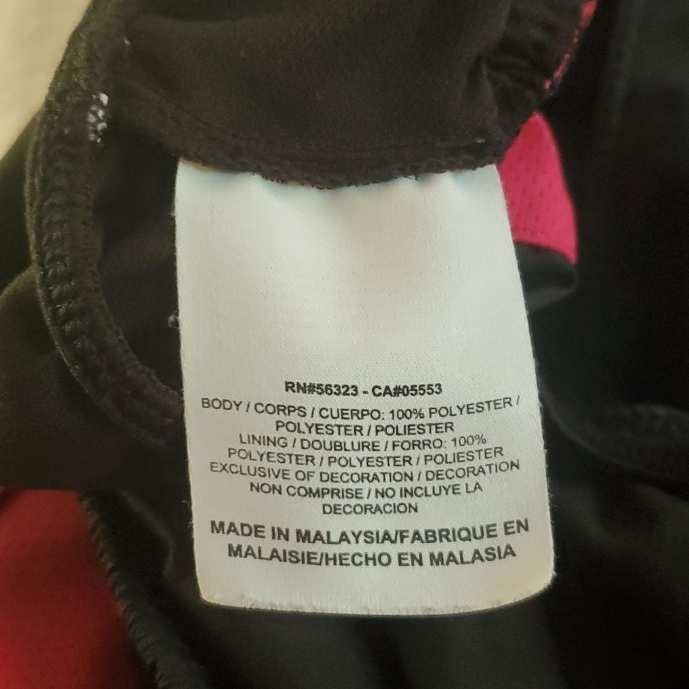 Nike Dri-Fit Athletic Running Shorts Pink & Black Women's Small Lined - Picture 5 of 5